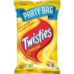 Twisties Cheese Chips Snacks Party Size Bag 270g