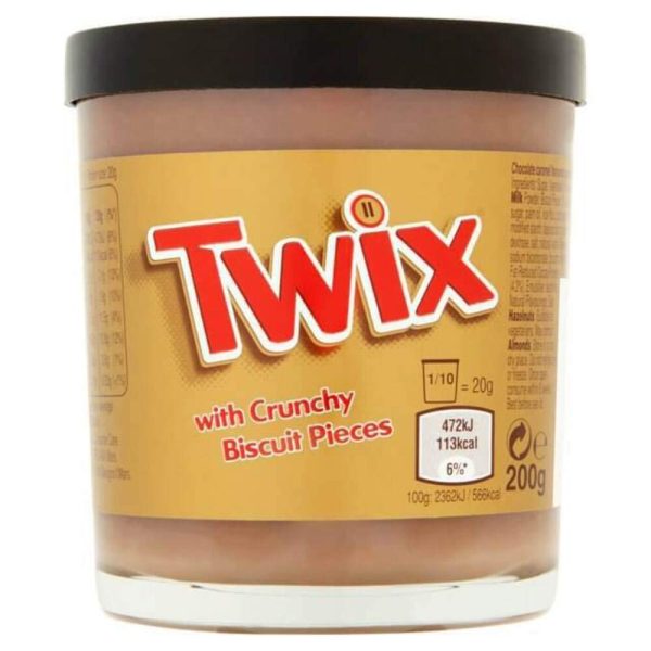 Twix Chocolate Spread with Crunchy Biscuit Pieces 200g