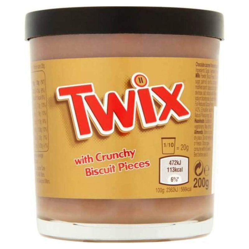 Twix Chocolate Spread with Crunchy Biscuit Pieces 200g
