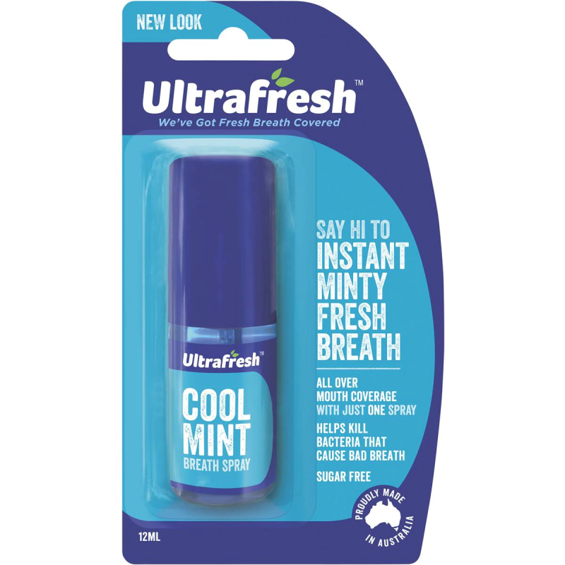 Ultrafresh Cool Mint Fresh Breathe Spray 12ml
