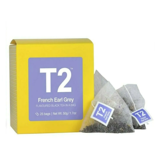 T2 Tea French Earl Grey Black Tea Bags 25 Pack
