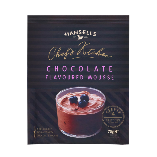 Hansells Chefs Kitchen Chocolate Mousse Sachet 70g