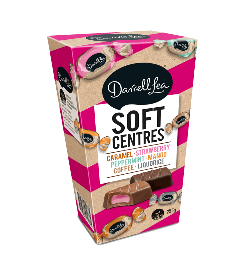 Darrell Lea Soft Centre Milk Chocolate Gift Box 255g