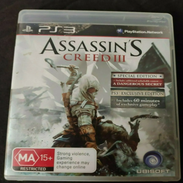 Assassins Creed 3 PS3 Playstation 3 Game