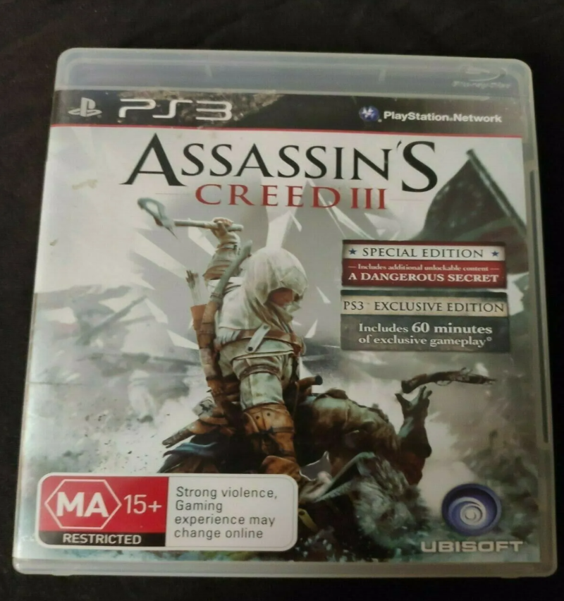 Assassins Creed 3 PS3 Playstation 3 Game