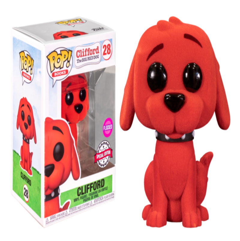 Clifford the Big Red Dog Flocked Funko Pop! Vinyl