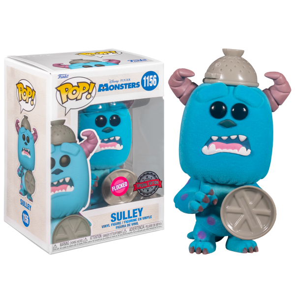 Monsters Inc Sulley with Lid Flocked Special Edition Pop! Vinyl Figure