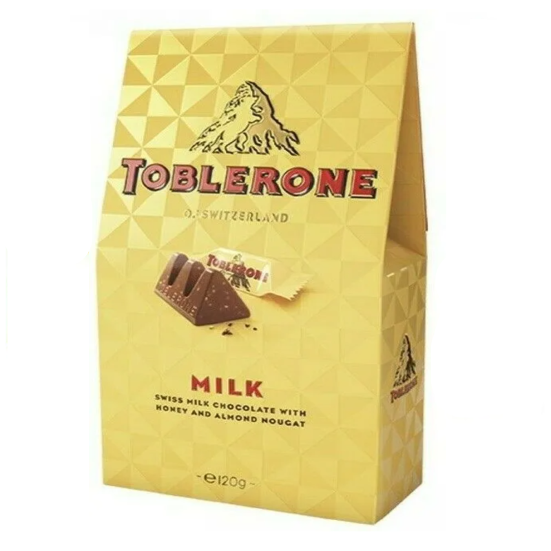 Toblerone Milk Chocolate Gift Pouch Bag 120g