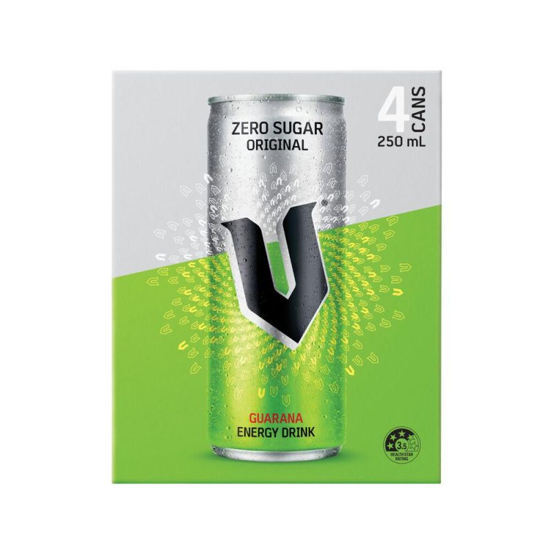 V Sugar Free 250ml 4 Pack