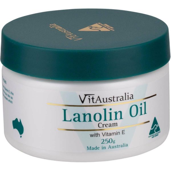 Vitaustralia Lanolin Oil Cream with Vitamin E 250g