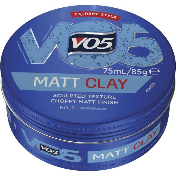 Vo5 Men Hair Styling Extreme Style Clay Paste Matte Finish Definition 85g