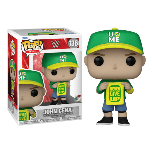 WWE John Cena Never Give Up Pop! Vinyl