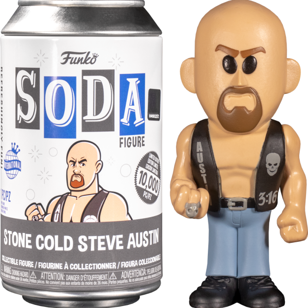 WWE Stone Cold Steve Austin Funko Vinyl Soda Figure with Chance of Chase