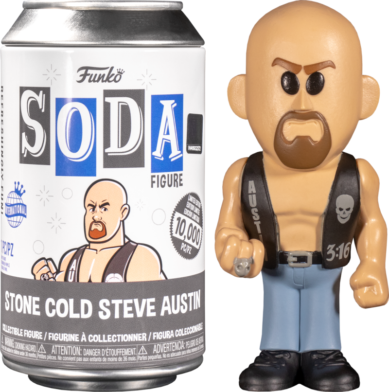WWE Stone Cold Steve Austin Funko Vinyl Soda Figure with Chance of Chase