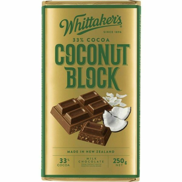 Whittaker's Coconut Chocolate Block 250g