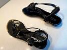 Women Black Leather Sandals - Formal Casual - Size 41 ***Brand New