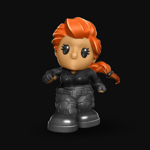 Woolworths Disney Ooshies - Black Widow Marvel