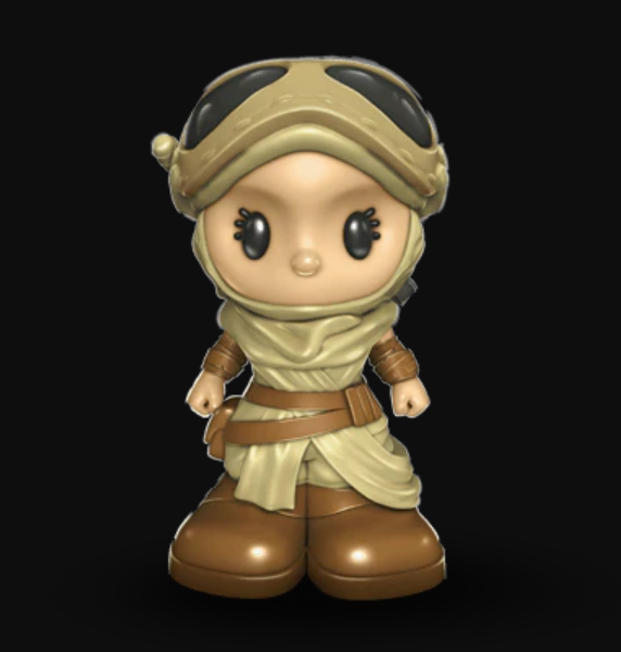 Woolworths Disney Ooshies - Star Wars Rey