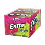 Wrigleys Extra Rockin Raspberry and Lime Chewing Gum 15 Sticks X 10 Pack