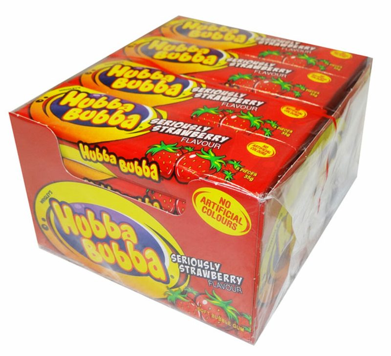 Wrigleys Hubba Bubba Bubblegum Chewing Gum Strawberry Flavour