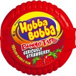 Wrigleys Hubba Bubba Bubblegum Chewing Gum Tape Strawberry Flavour x 12 Units