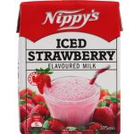 Nippys Iced Strawberry Flavoured Milk Carton 375ml X 12 Cartons