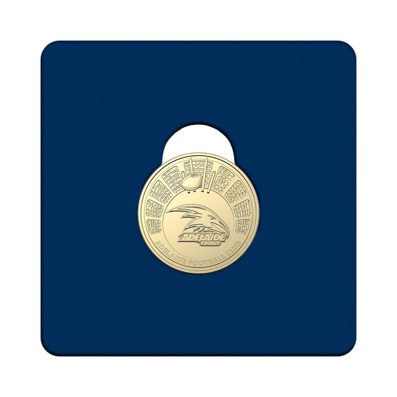 AFL Adelaide Crows $1 One Dollar Gold Coin 2024 Rare Collectors Limited Edition