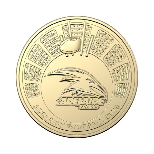 AFL Adelaide Crows $1 One Dollar Gold Coin 2024 Rare Collectors Limited Edition
