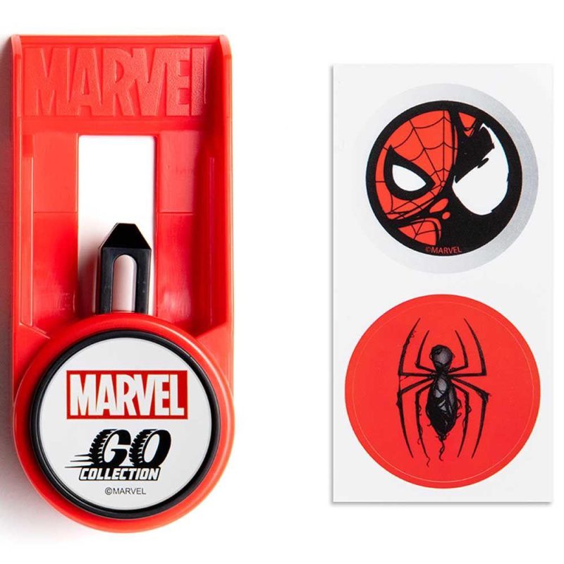 Marvel Go Spiderman Venomized Car Launcher Set Vehicle Playset