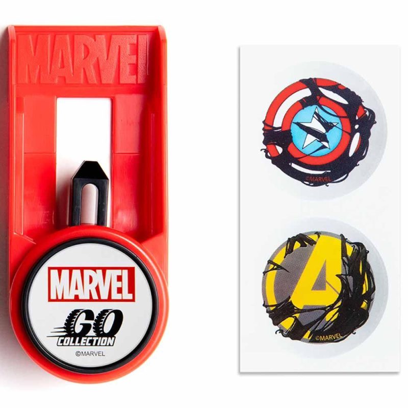 Marvel Go Captain America Venomized Car Launcher Set Vehicle Playset
