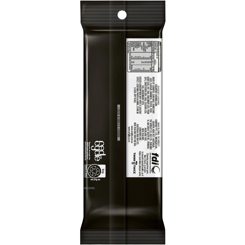 Wrigleys 5Gum Chewing Gum Blueberry Rush 12 Pieces X 3 Pack