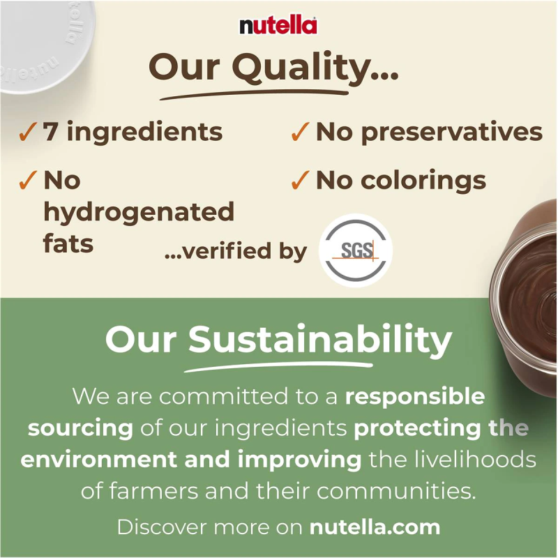 Nutella Hazelnut Chocolate Mini Spreads 12 Pack