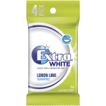 Wrigleys Extra White Chewing Gum Lemon Lime 10 Pieces X 4 Pack