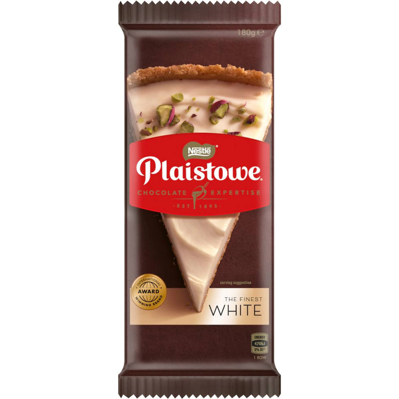 Nestle Plaistowe Cooking White Chocolate Extra Creamy Chocolate Block 180g