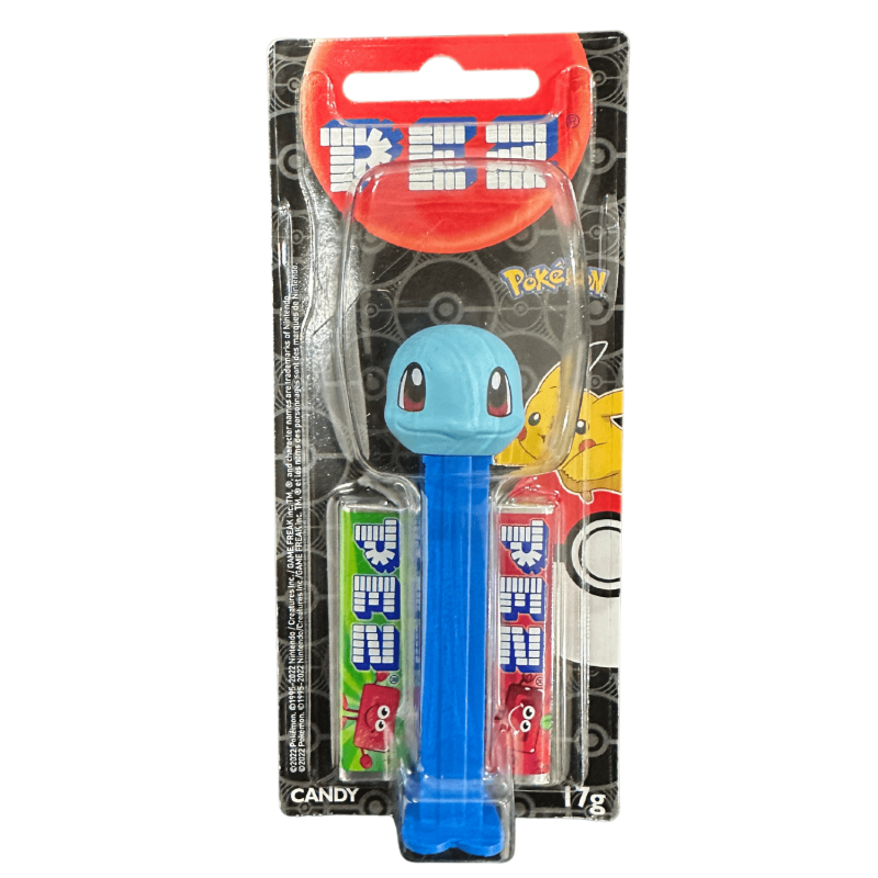 Pokemon Squirtle PEZ Kids Candy Dispenser