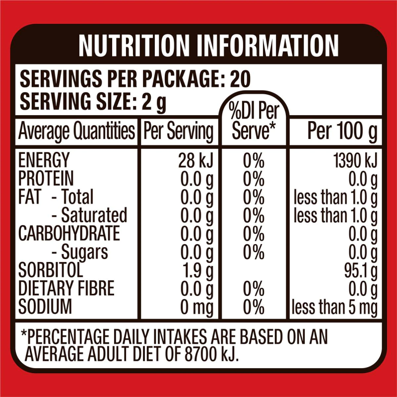 Wrigleys Eclipse Strawberry Mints Tin 40g X 12 Tins