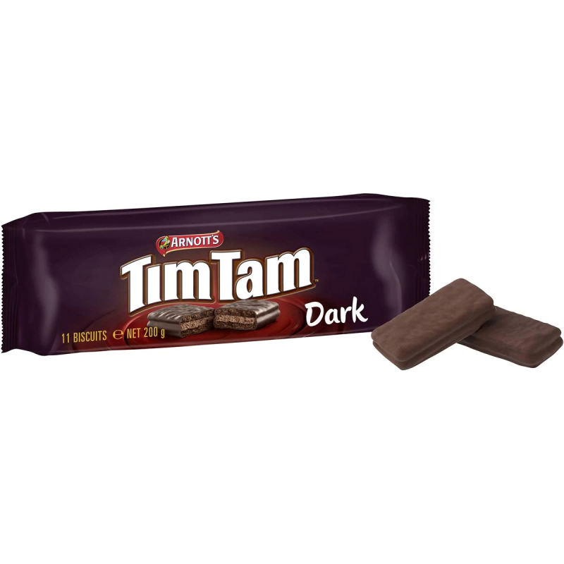 Arnotts Tim Tam Dark Chocolate Biscuits 200g