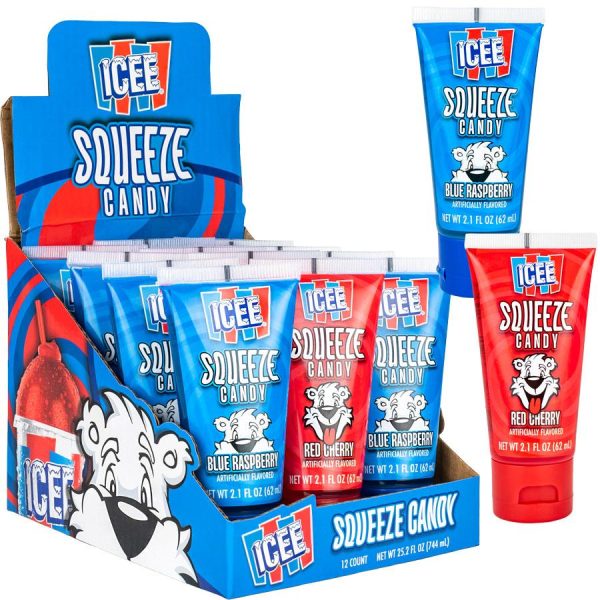 ICEE Squeeze Candy Tube 62ml X 12 Tubes