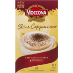 Moccona Coffee Skim Cappuccino Sachets 10 Pack