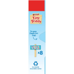 Arnotts Tiny Teddy Teddies Biscuits Hundreds and Thousands Box 8 Pack