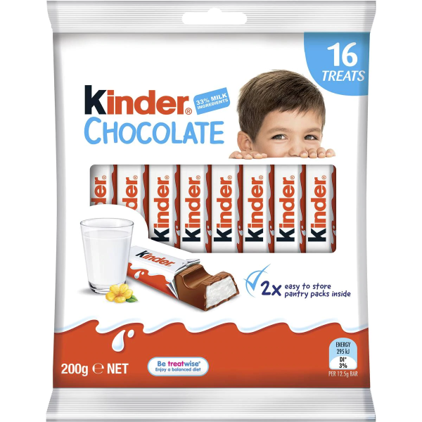 Kinder Chocolate Share Pack Kids Treats 16 Pack