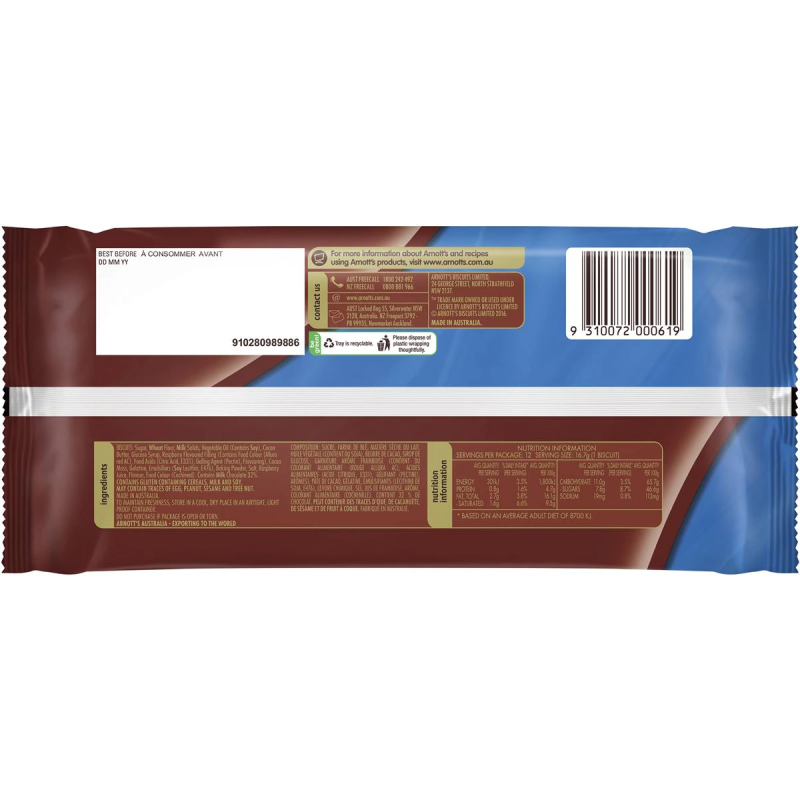 Arnotts Royals Chocolate Biscuits 200g