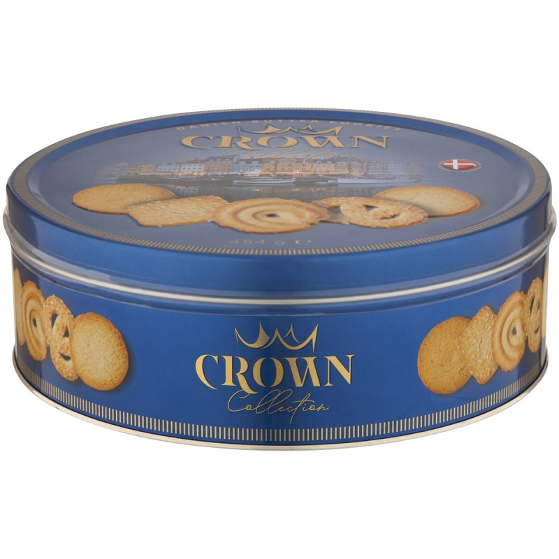 Crown Collection Danish Butter Cookies Biscuits Gift 454g