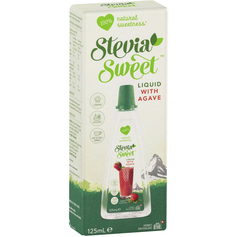 Splenda Stevia Sweet Liquid Natural Sweetener With Agave 125ml