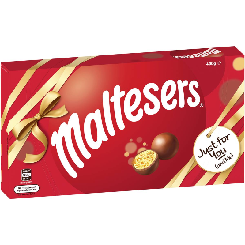 Maltesers Milk Chocolate Crunchy Balls Gift Box 400g