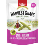 Calbee Harvest Snaps Baked Pea Crisp Snacks Salt and Vinegar 93g