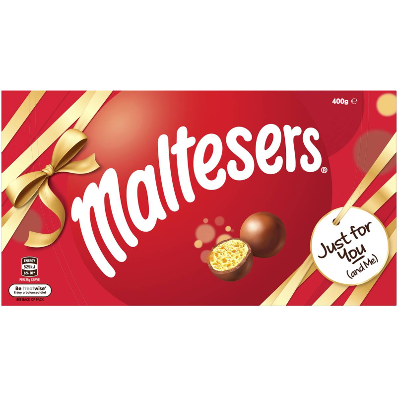 Maltesers Milk Chocolate Crunchy Balls Gift Box 400g