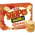 Arnotts Shapes Original Crackers Biscuits Chicken Crimpy Box 175g