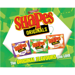 Arnotts Shapes Original Crackers Biscuits Barbeque BBQ Box 175g