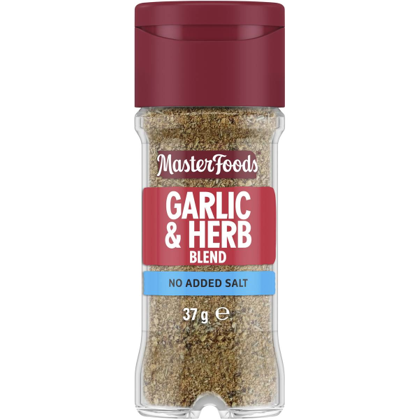 Masterfoods Garlic and Herb Blend No Added Salt Seasoning 37g